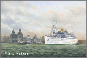 P.S.N.C. Reina del Pacifico in the Mersey